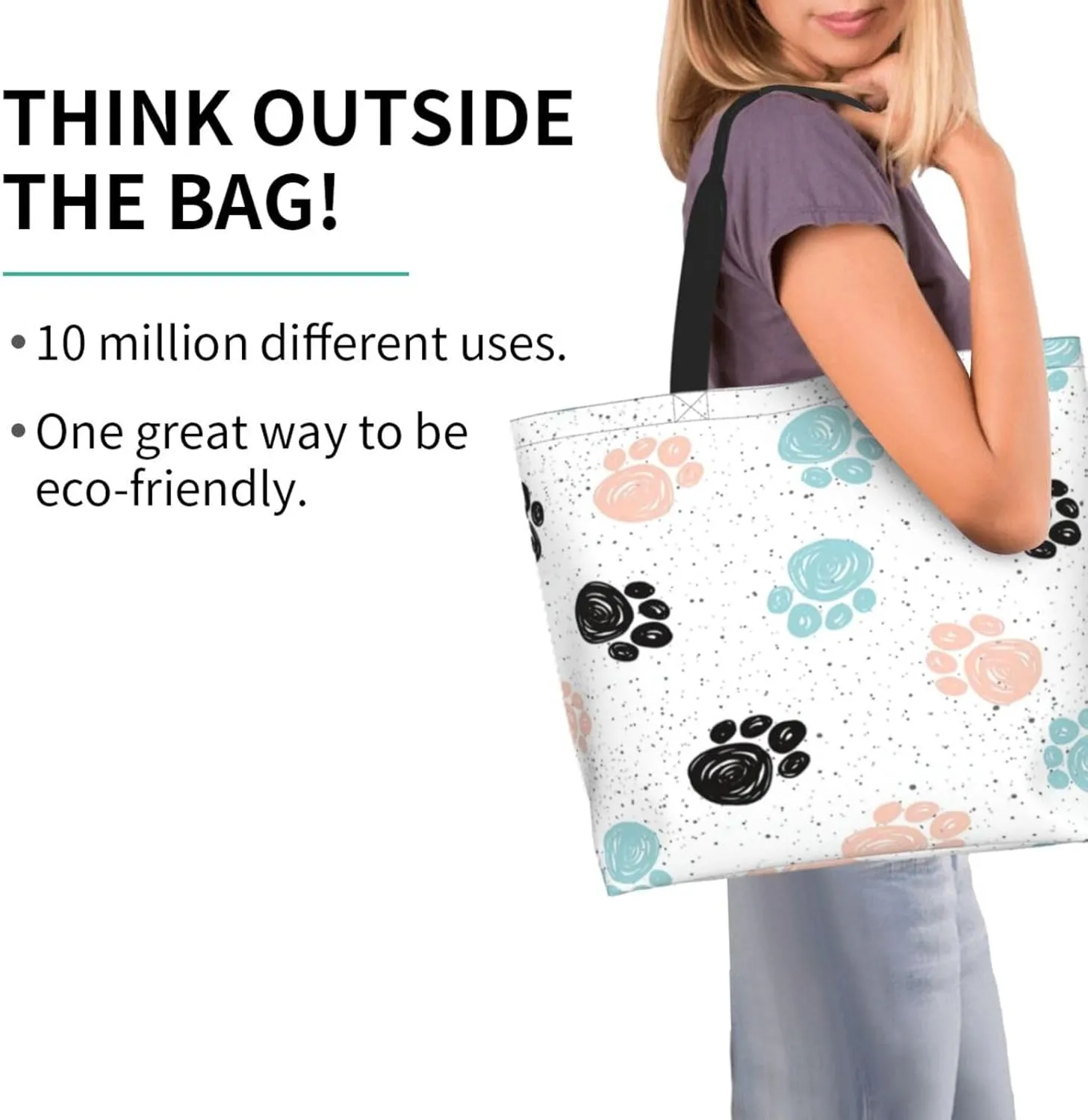 Pink Glasses Giraffe Tote Bag Shopping Bag Portable Handbags Tote Shoulder Bucket Bags for Women