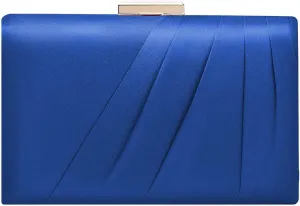 Pleated Satin Clutch Purse For Women Wedding Bridal Clutch Bag Prom Party Clutch