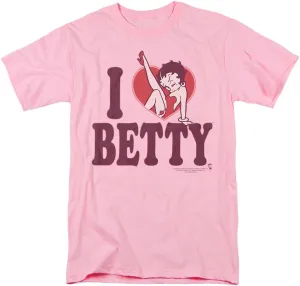 Popfunk Betty Boop I Heart Betty Unisex Adult T Shirt
