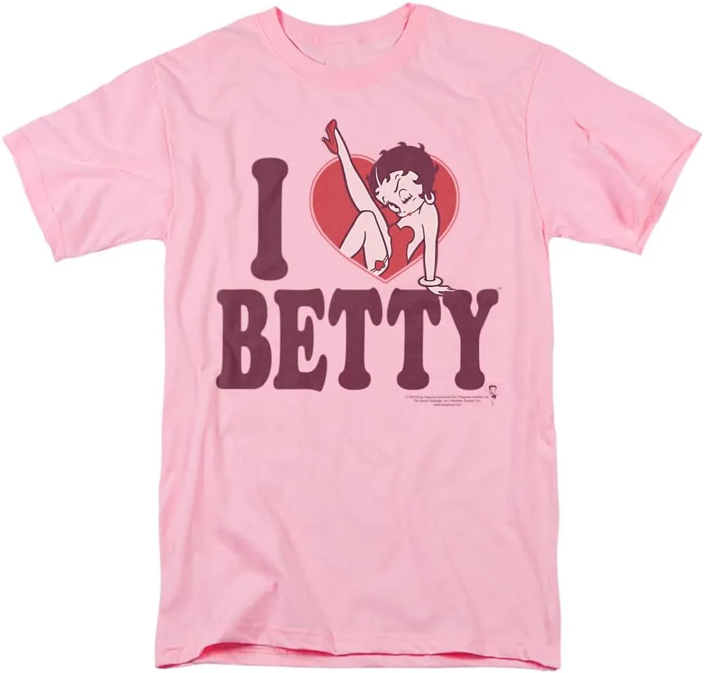 Popfunk Betty Boop I Heart Betty Unisex Adult T Shirt