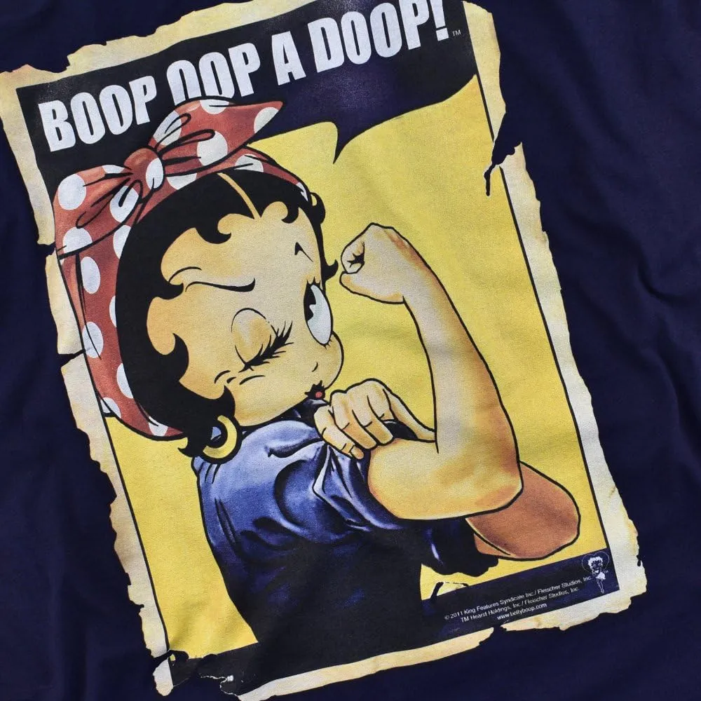 Popfunk Classic Betty Boop Rosie The Riveter Boop OOP a Doop! T Shirt