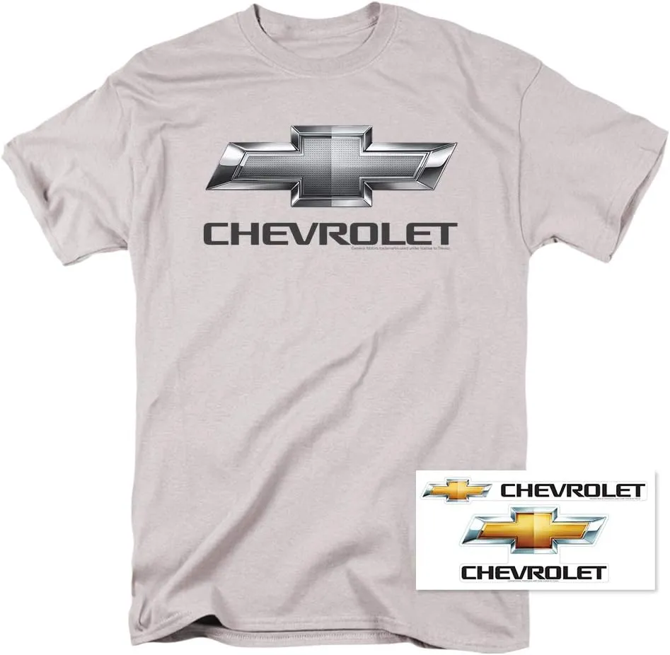 Popfunk Classic Chevrolet Chevy Bowtie Logo T Shirt & Stickers
