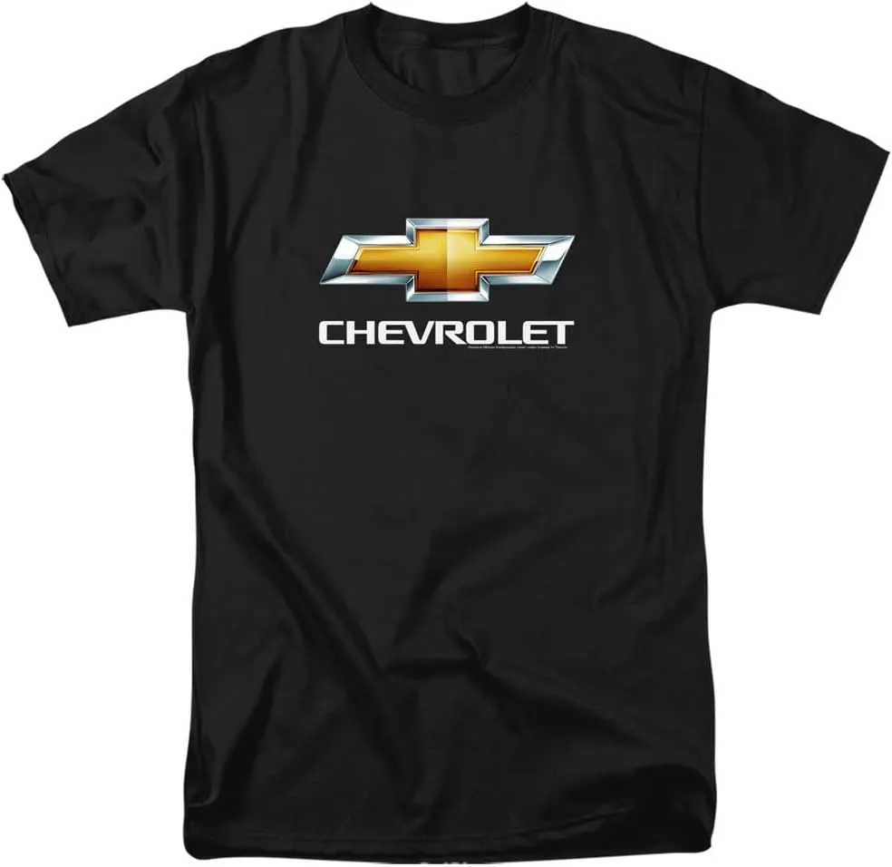 Popfunk Classic Chevrolet Chevy Bowtie Stacked Unisex Adult T Shirt