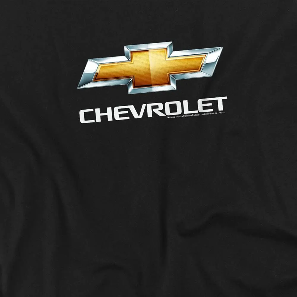 Popfunk Classic Chevrolet Chevy Bowtie Stacked Unisex Adult T Shirt