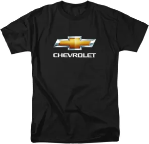 Popfunk Classic Chevrolet Chevy Bowtie Stacked Unisex Adult T Shirt