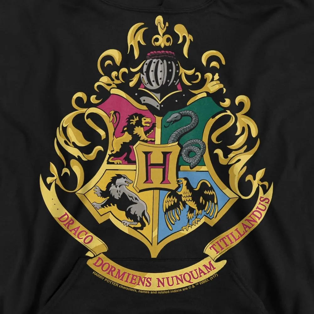 Popfunk Harry Potter Hogwarts Crest Youth Kids Boys & Girls Hoodie & Stickers