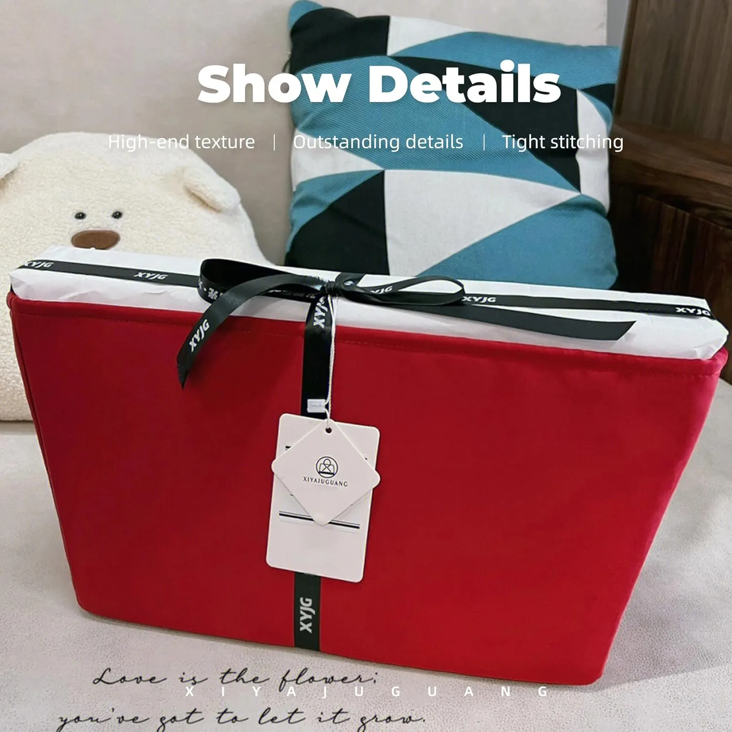 Purse Handbag Silky Organizer Insert Keep Bag Shape Fits LV-Neverfull-PM/MM/GM Bags, Luxury Handbag Tote Lightweight Sturdy(Rouge moyen, Neverfull-MM)