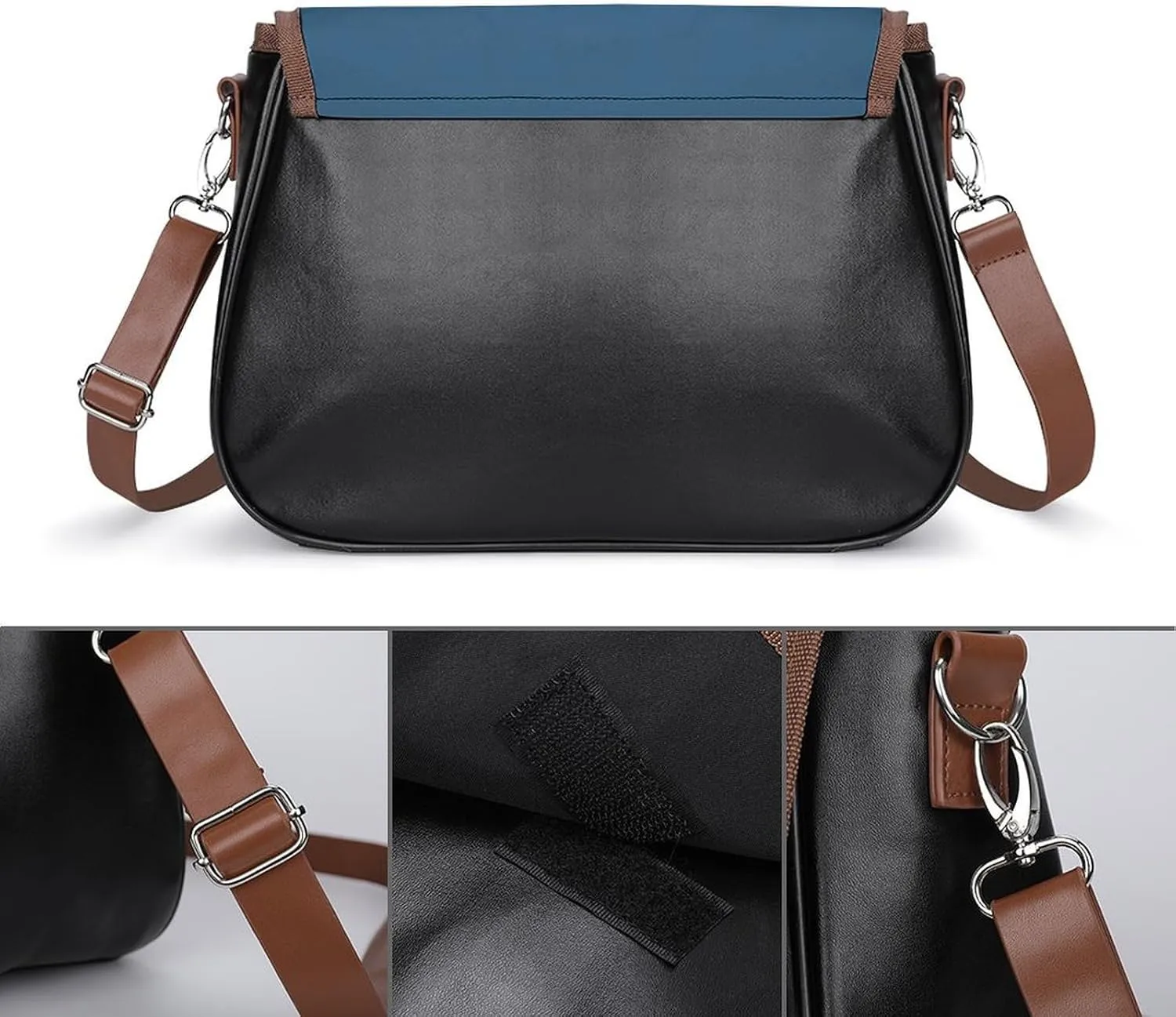Rainbow Color Stripe Crossbody Bags for Women Travel Shoulder Bag Small Leather Cross Body Handbags