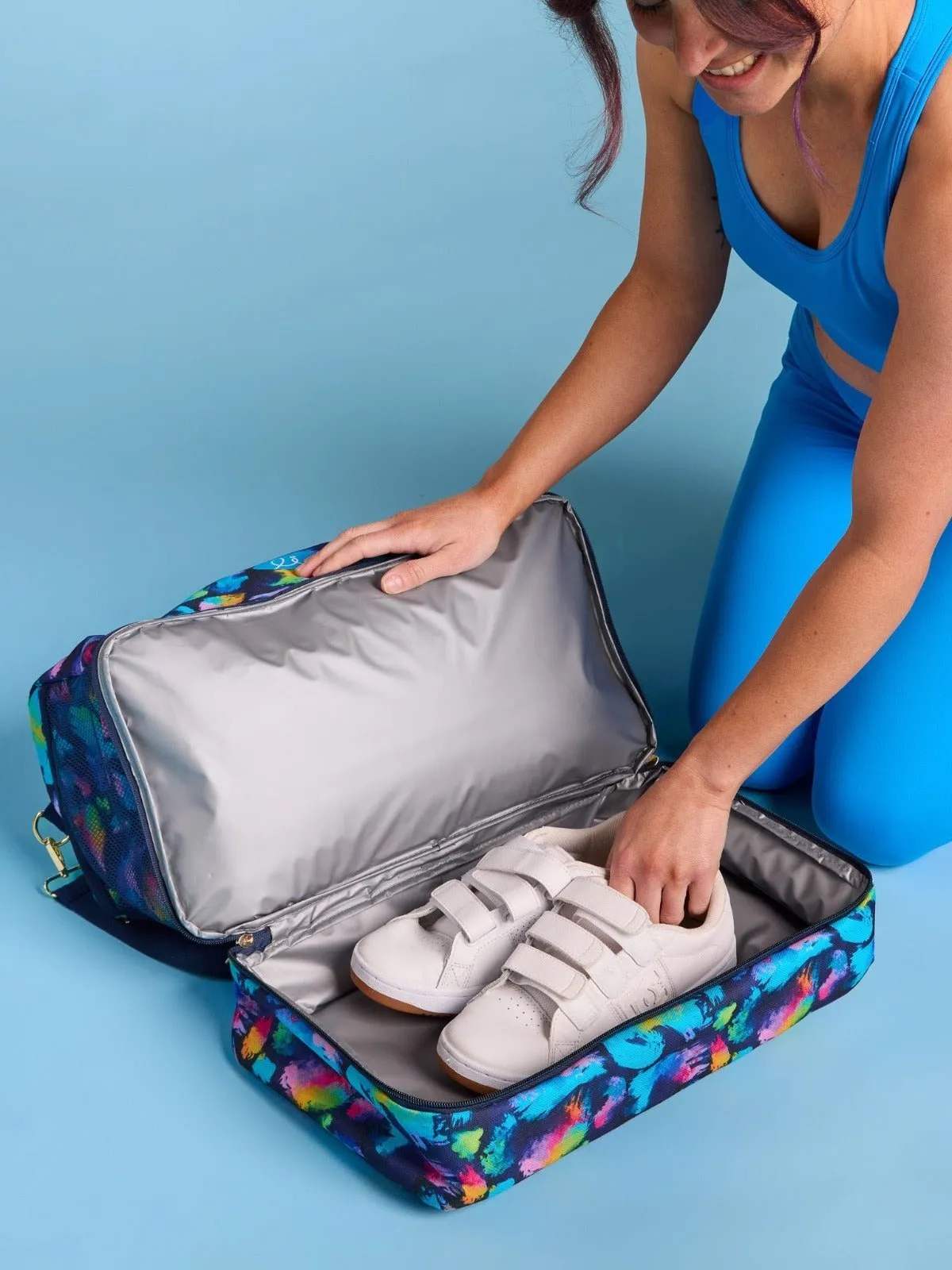 Rainbow Splatter Gym & Weekender Bag
