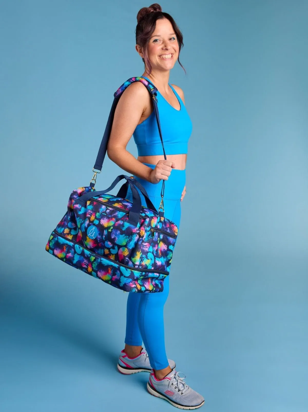 Rainbow Splatter Gym & Weekender Bag