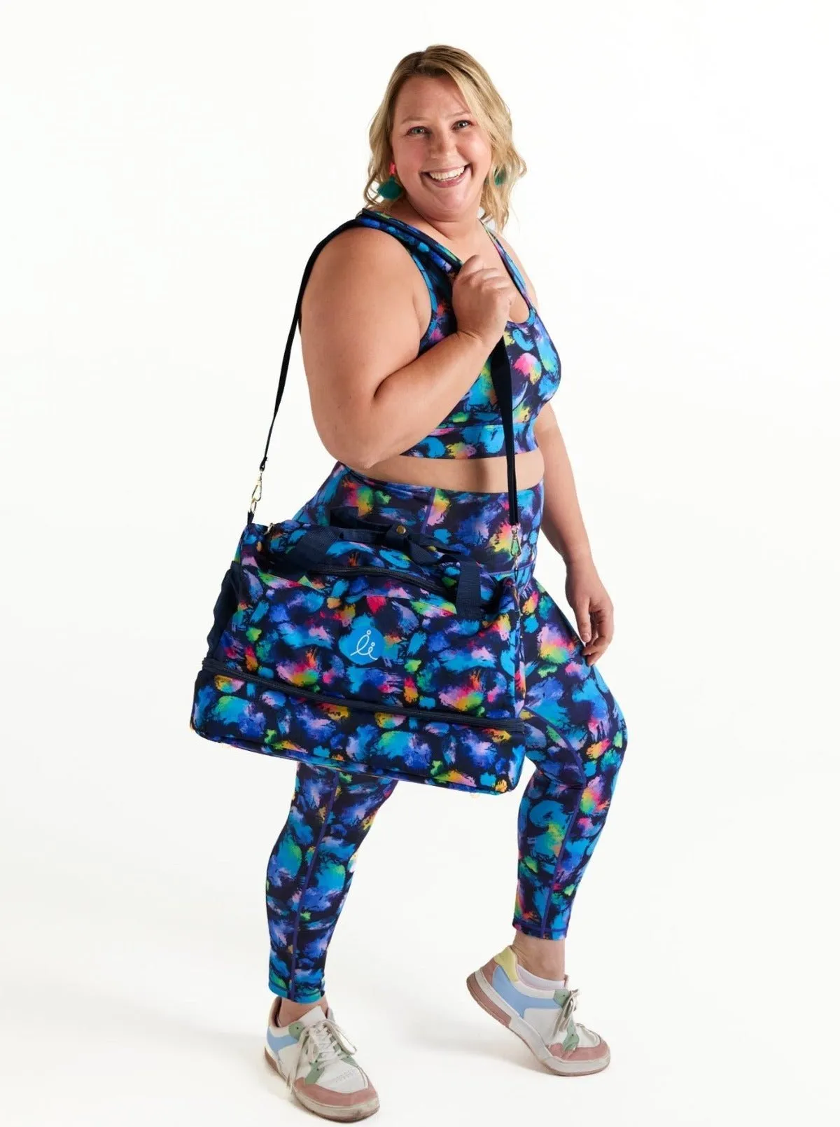 Rainbow Splatter Gym & Weekender Bag
