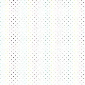 Rainbow Wonderland Mini Dot in White