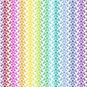 Rainbow Wonderland Vine Knit in White
