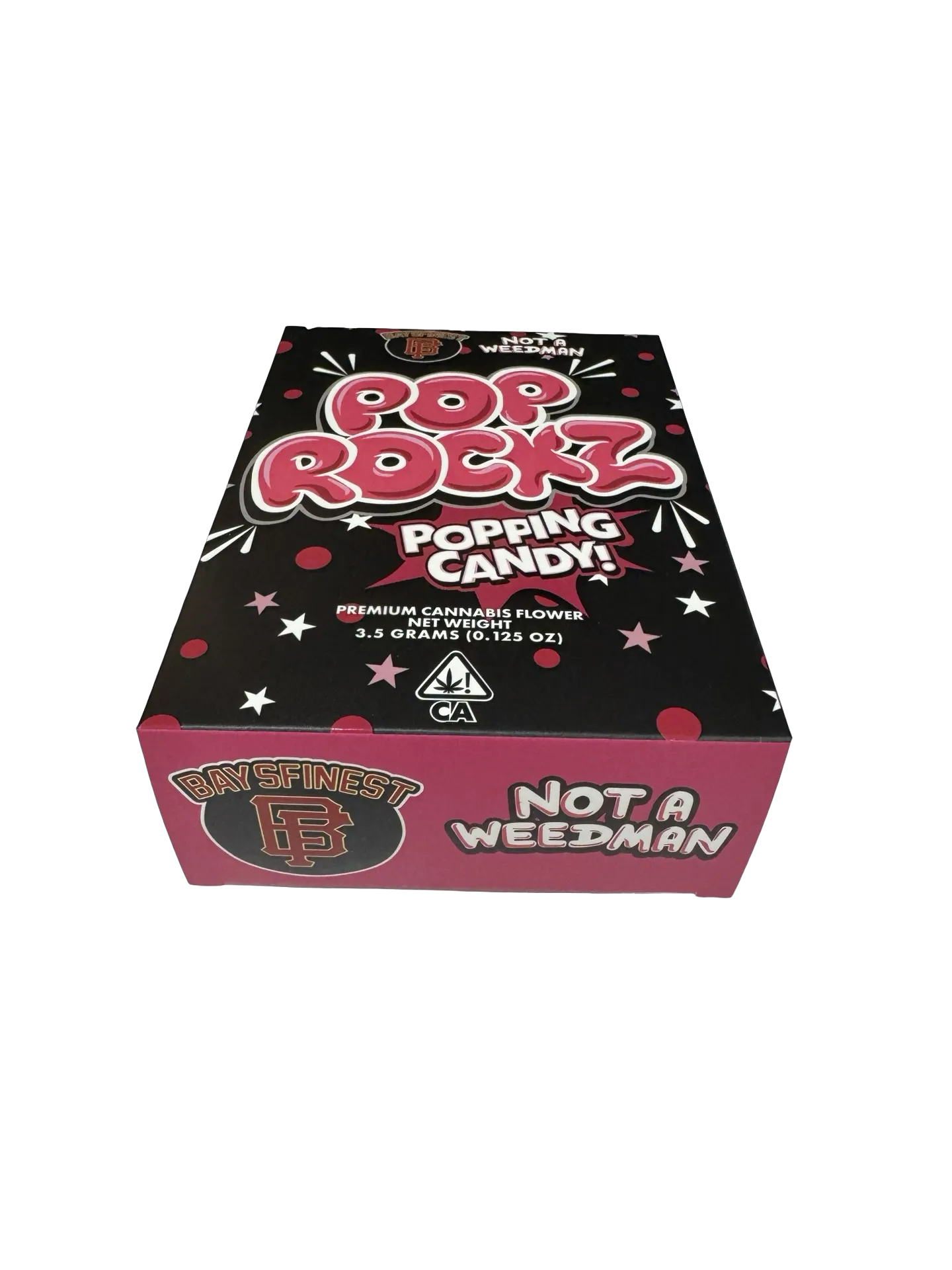 Raspberry Pop Rockz 3.5g Mylar Bags & Boxes Bays Finest