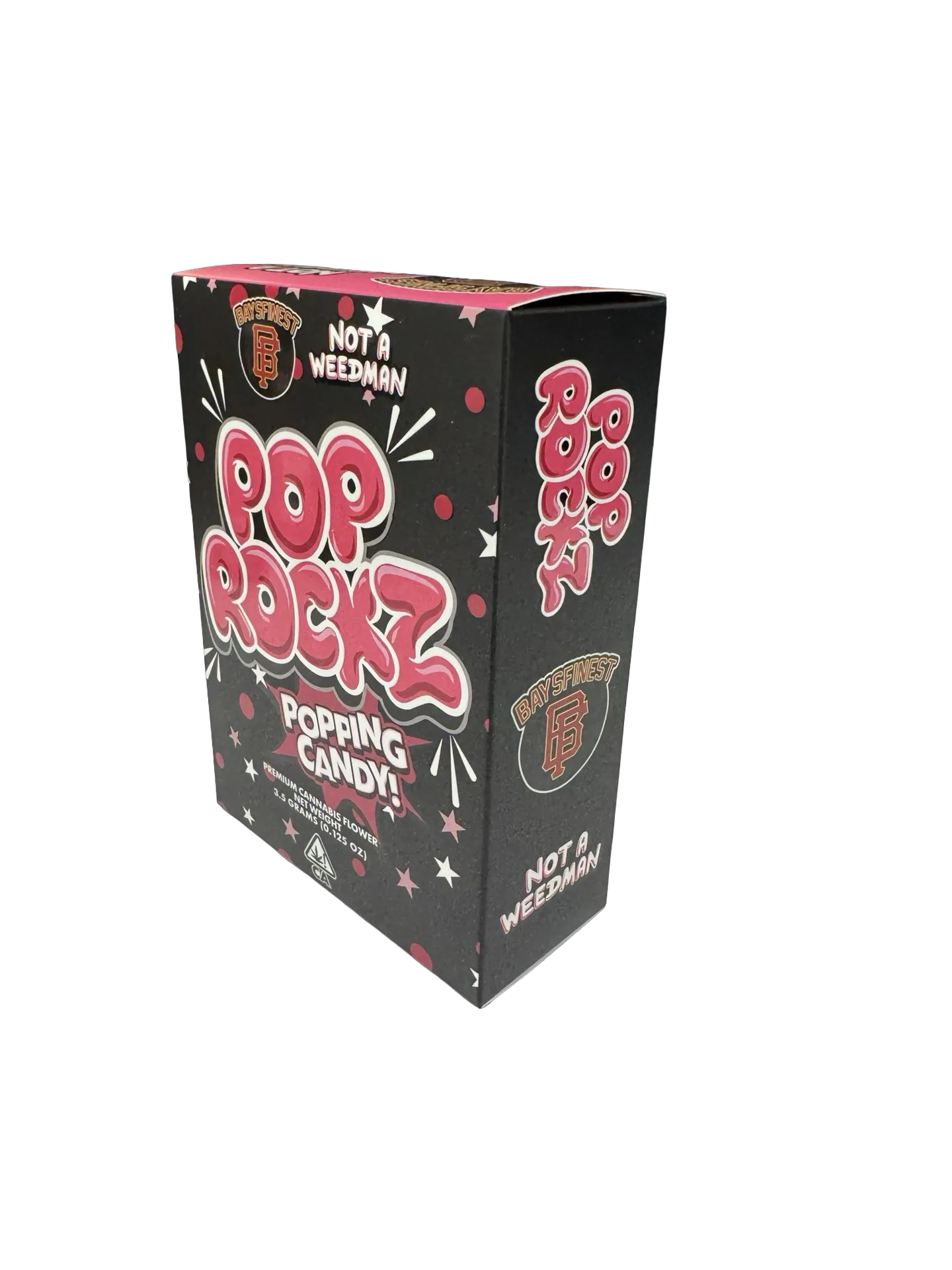Raspberry Pop Rockz 3.5g Mylar Bags & Boxes Bays Finest