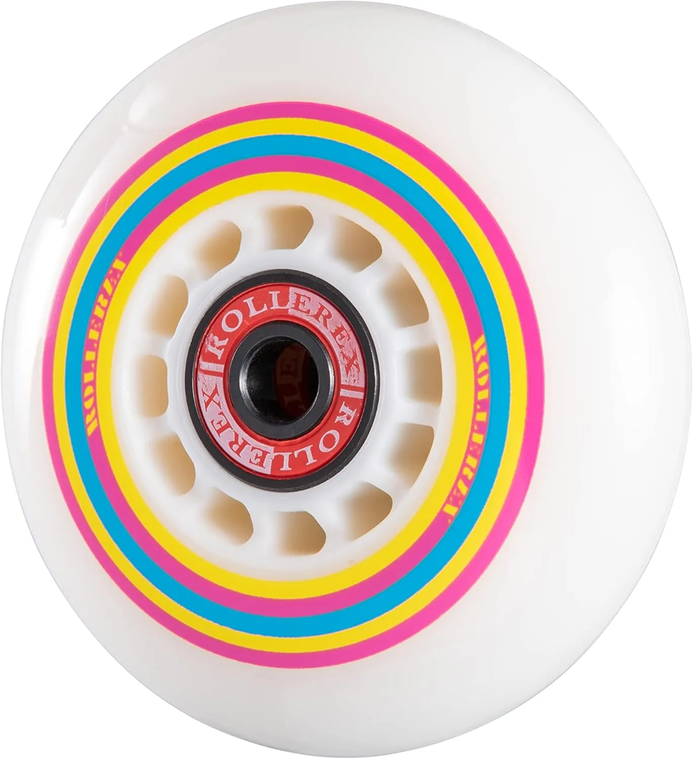 Rollerex Lollipop Boardwalk Inline Skate Wheels (2-Pack with Bearings, Spacers and Washers) (Various Size Options Available)