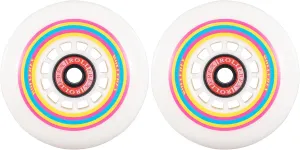 Rollerex Lollipop Boardwalk Inline Skate Wheels (2-Pack with Bearings, Spacers and Washers) (Various Size Options Available)