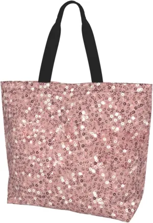 Rottweilers Dog in Ice Tote Bag Shopping Bag Portable Handbags Tote Shoulder Bucket Bags for Women