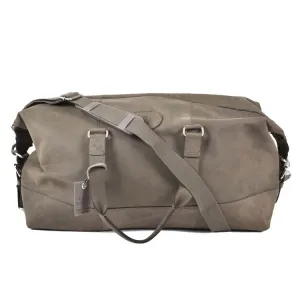 Rowallan Wayfarer All Leather Black Holdall