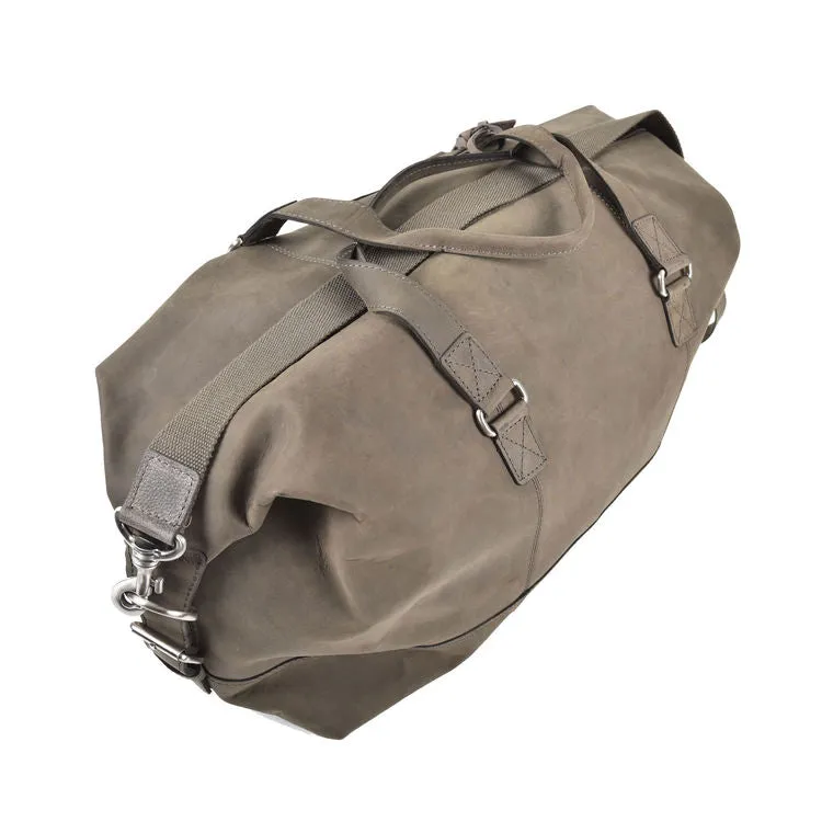 Rowallan Wayfarer All Leather Black Holdall