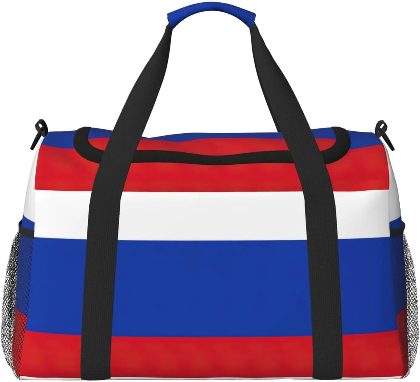 Russian Flag print Overnight Bags for Women and Men Shoulder Bag Carry On Bag for Traveling Travel Essentials