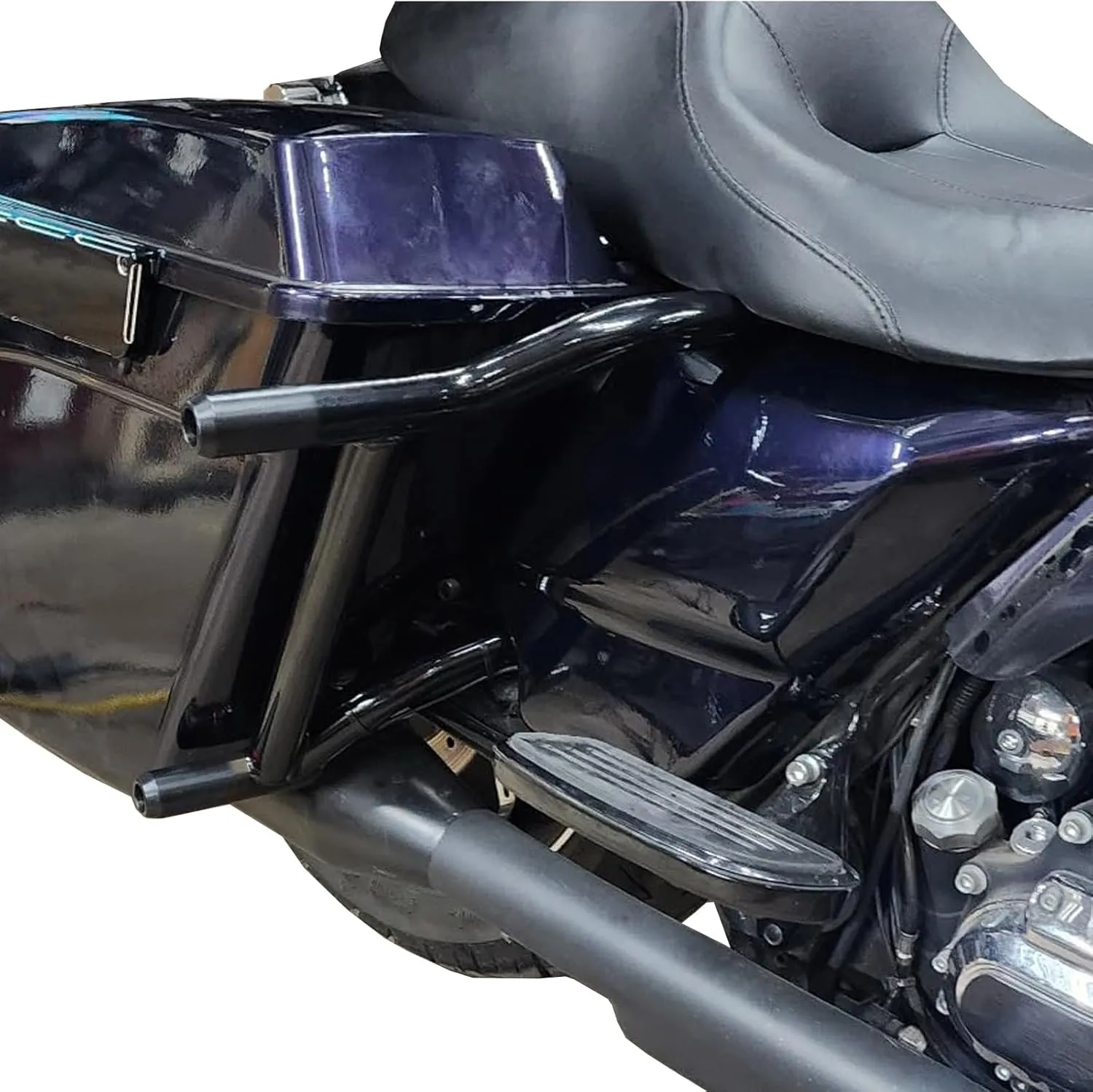 Saddle Bag Guards for Harley Touring Street Glide Road Glide Road King Electra/Ultra (97-08 Saddlebag Guard)