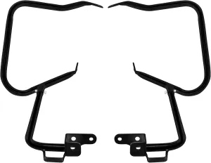 Saddlebag Saddle Bag Guard Bracket Fit For Harley Touring Electra Glide Street Glide Road Glide Road King 1997-2008 2014-2024 (2014-up, Black)