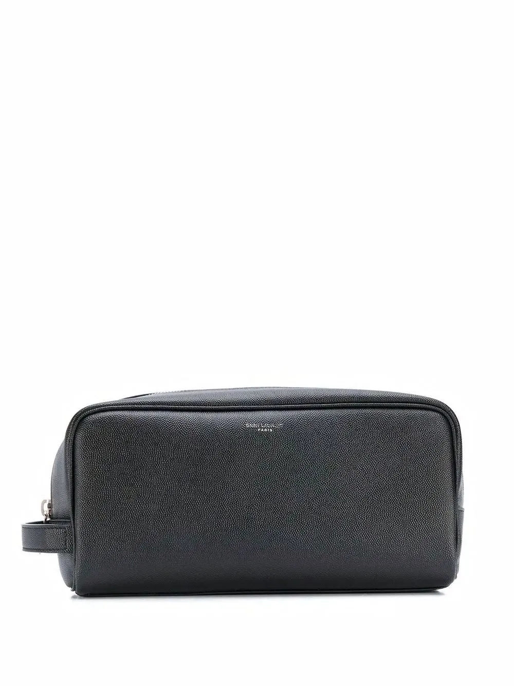 SAINT LAURENT Men's Mini Embossed Leather Beauty Case