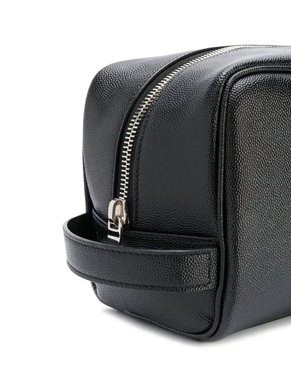 SAINT LAURENT Men's Mini Embossed Leather Beauty Case
