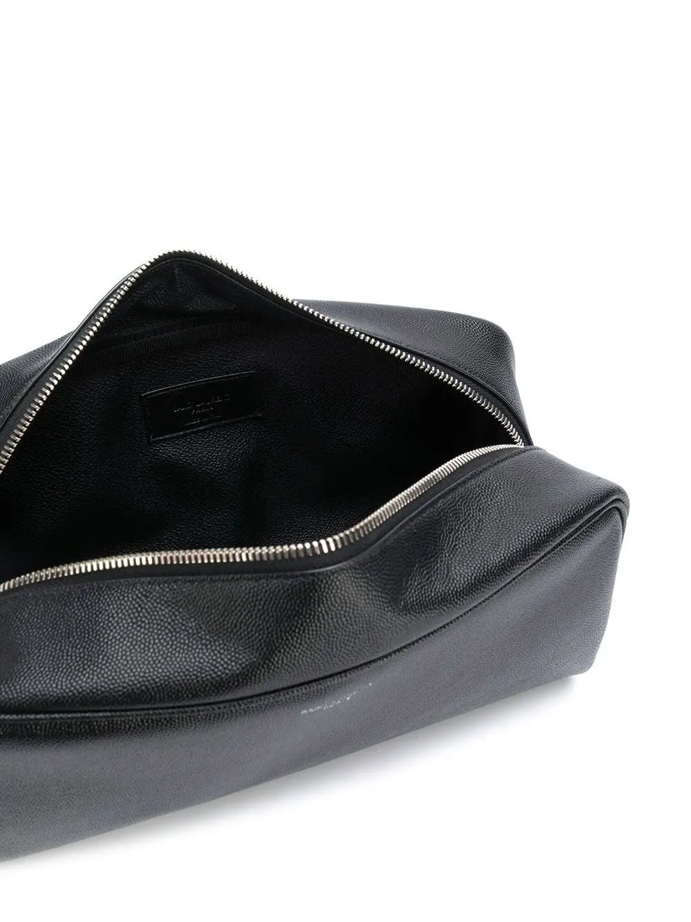 SAINT LAURENT Men's Mini Embossed Leather Beauty Case