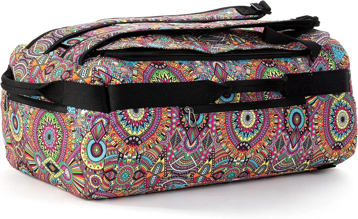 Sakroots On The Go Travel Backpack in Eco-Twill, Rainbow Wanderlust