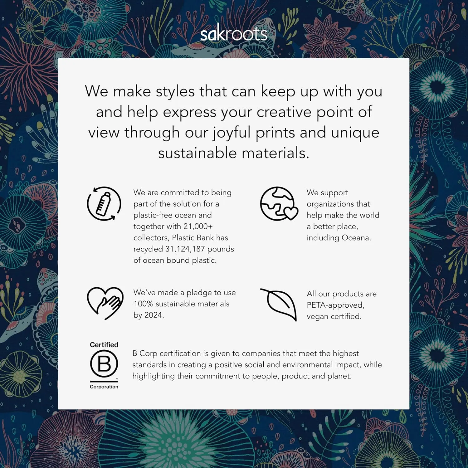 Sakroots On The Go Travel Backpack in Eco-Twill, Rainbow Wanderlust