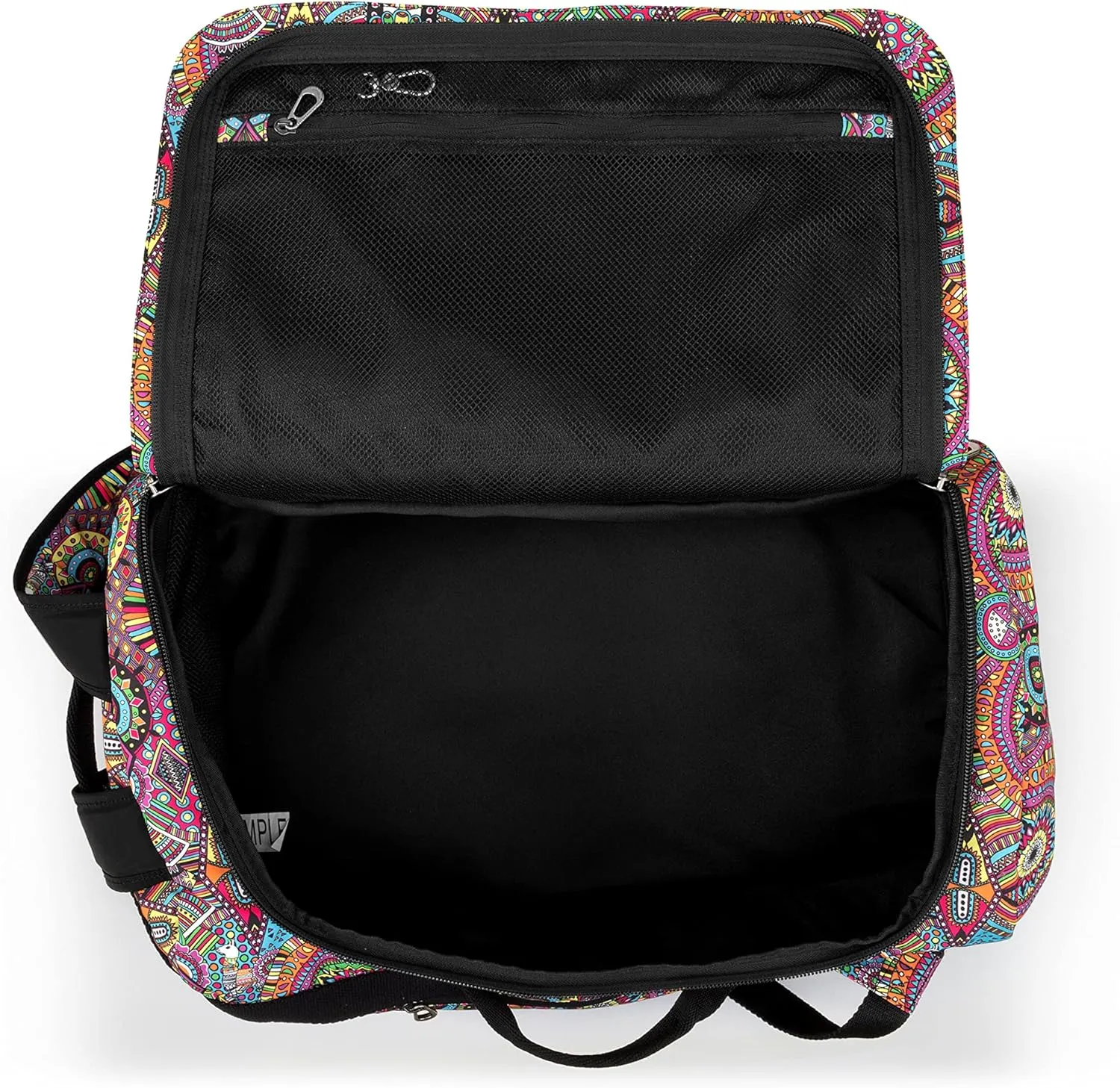 Sakroots On The Go Travel Backpack in Eco-Twill, Rainbow Wanderlust