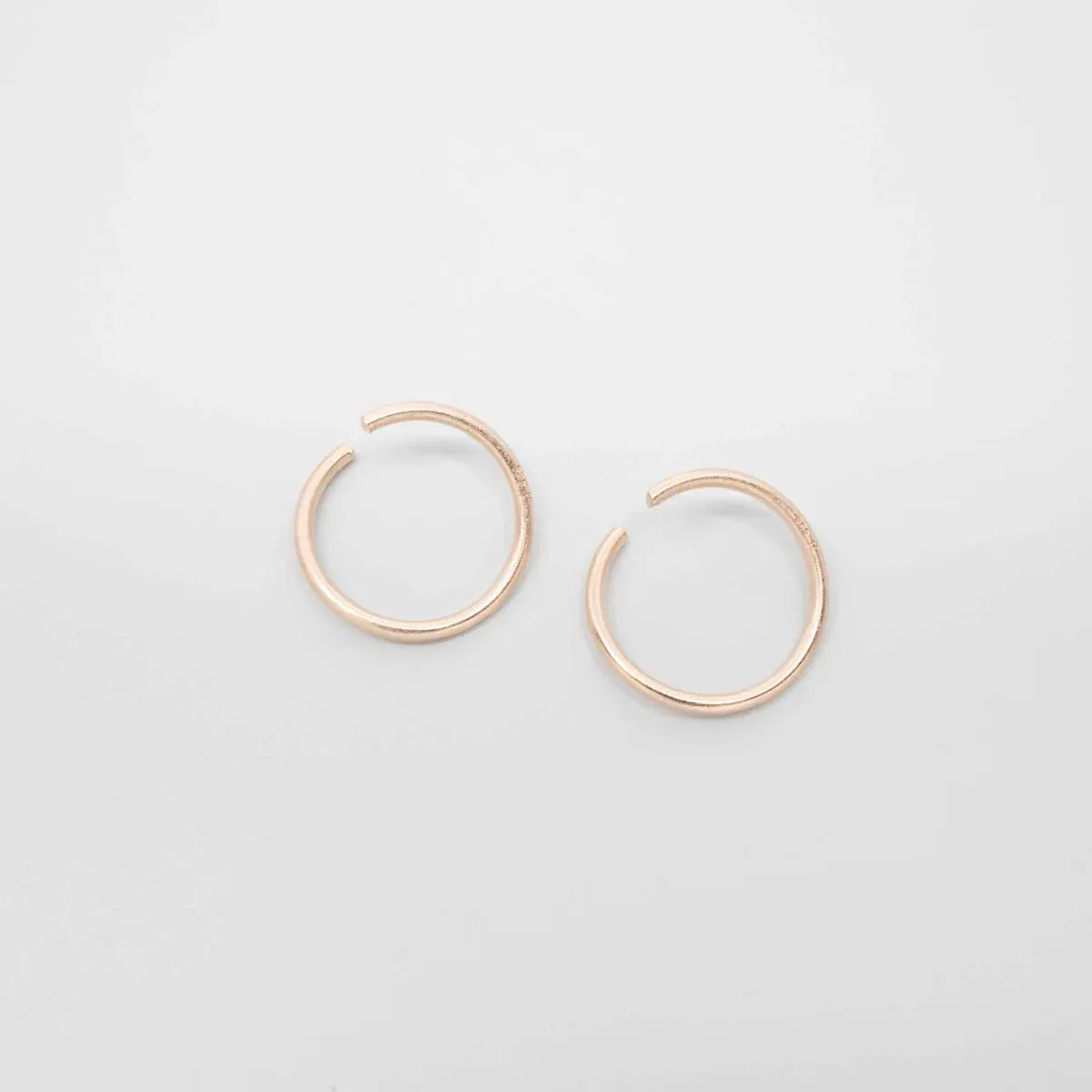 Satin Mini Hoops