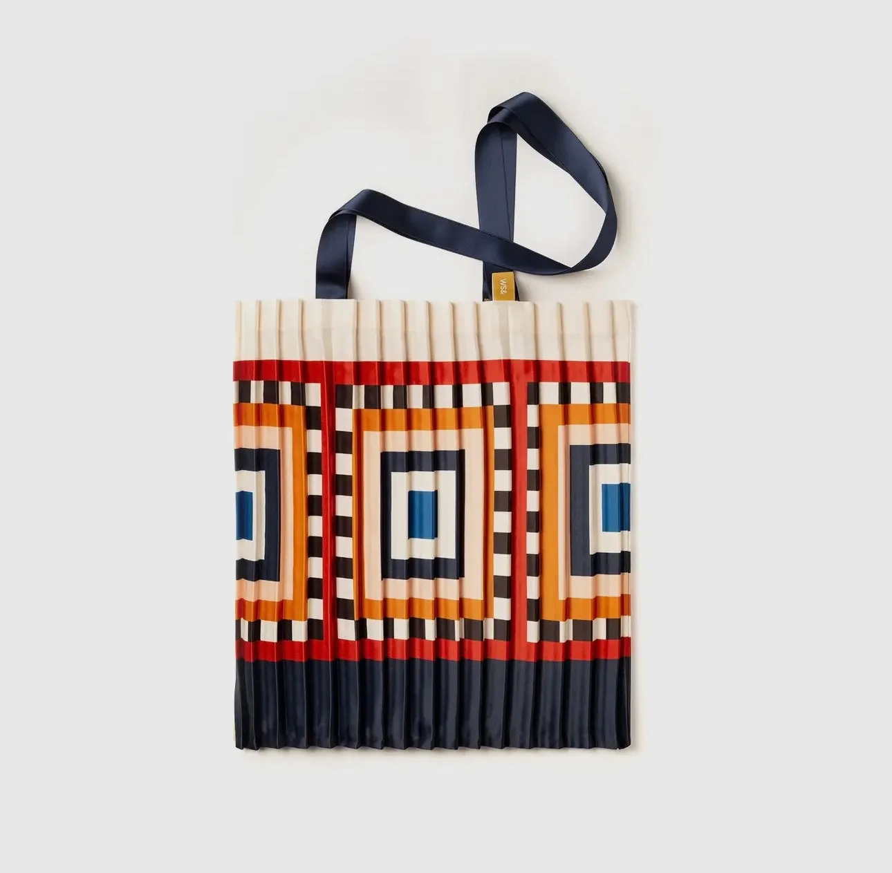 Satin pleated bag - Ala