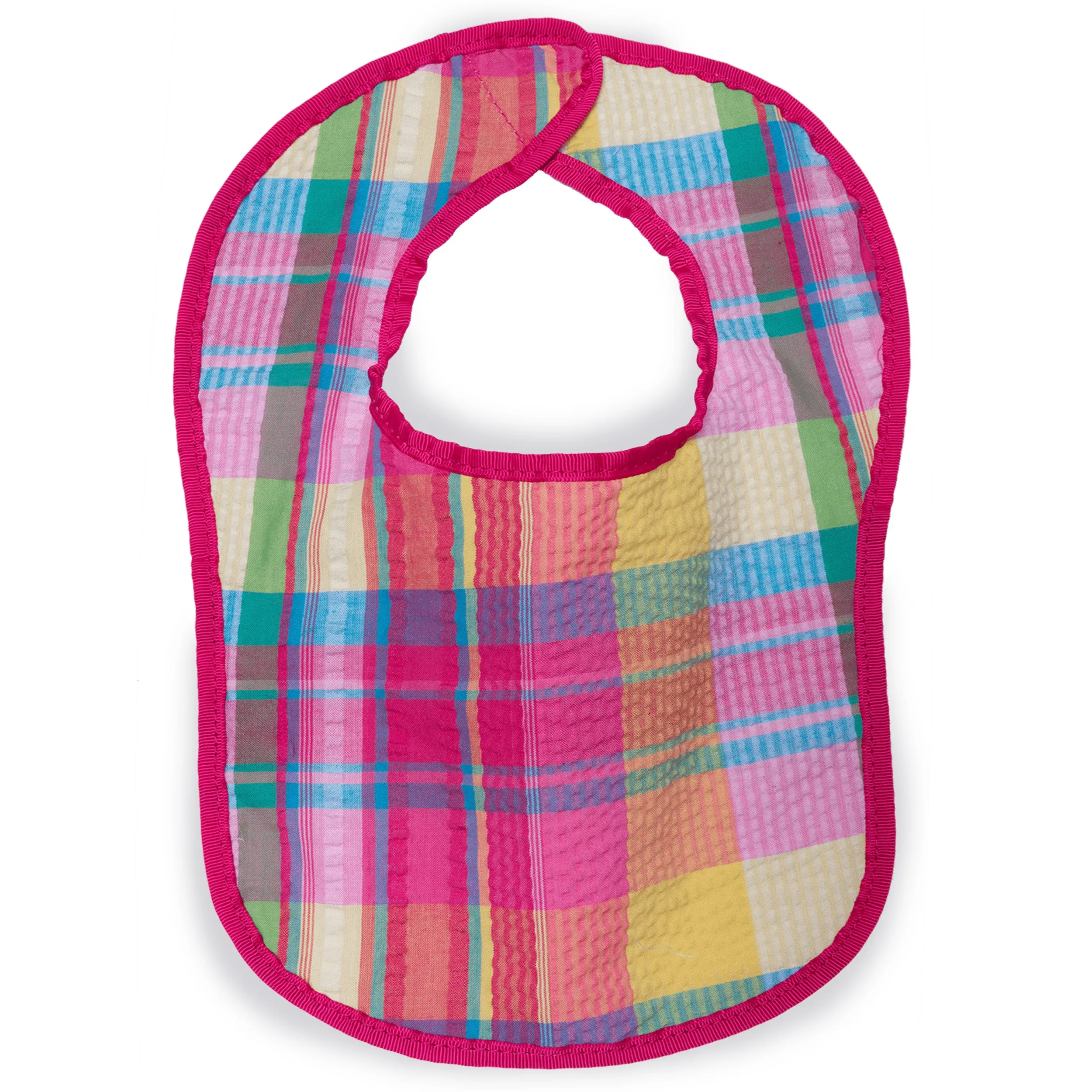 Seersucker Baby Bib