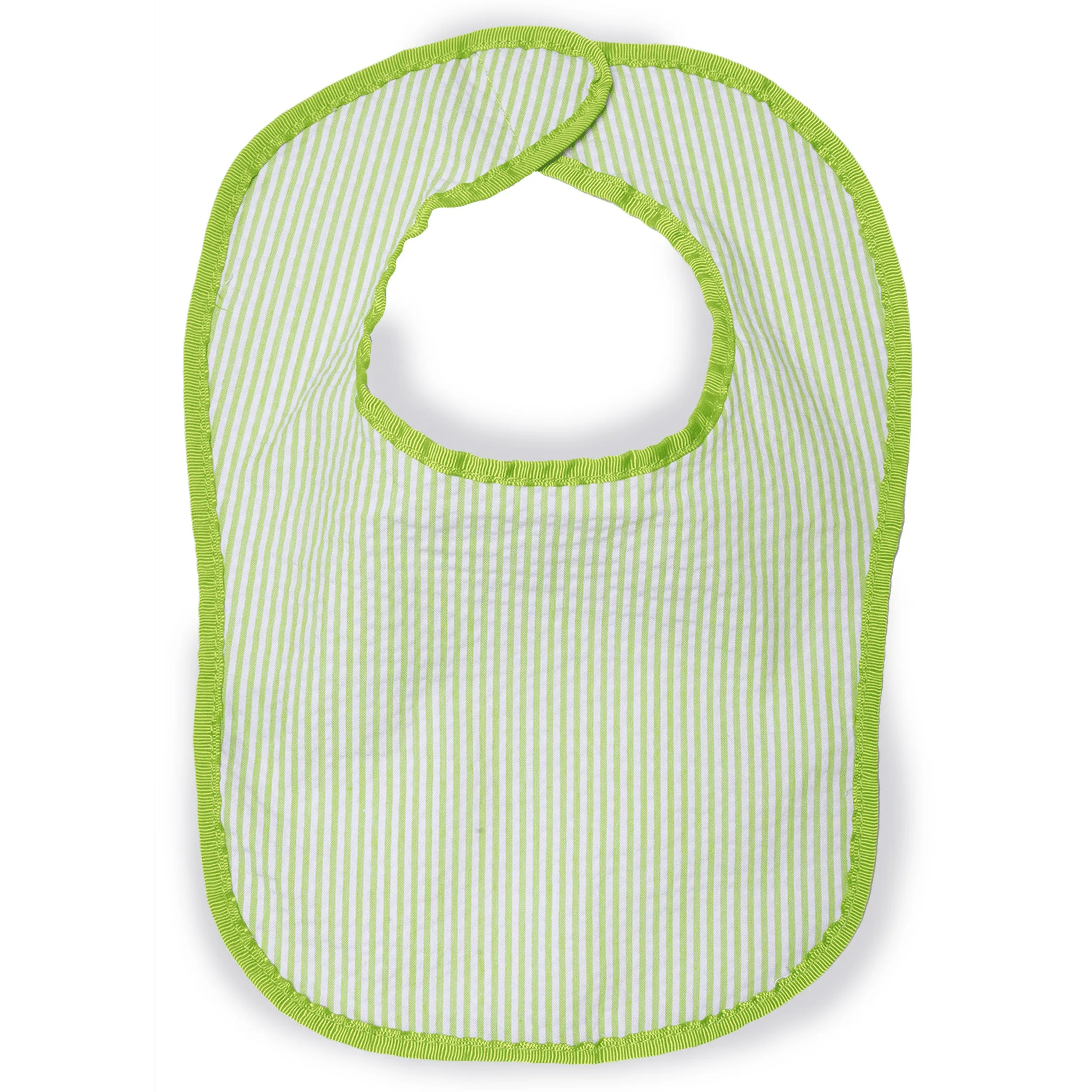 Seersucker Baby Bib
