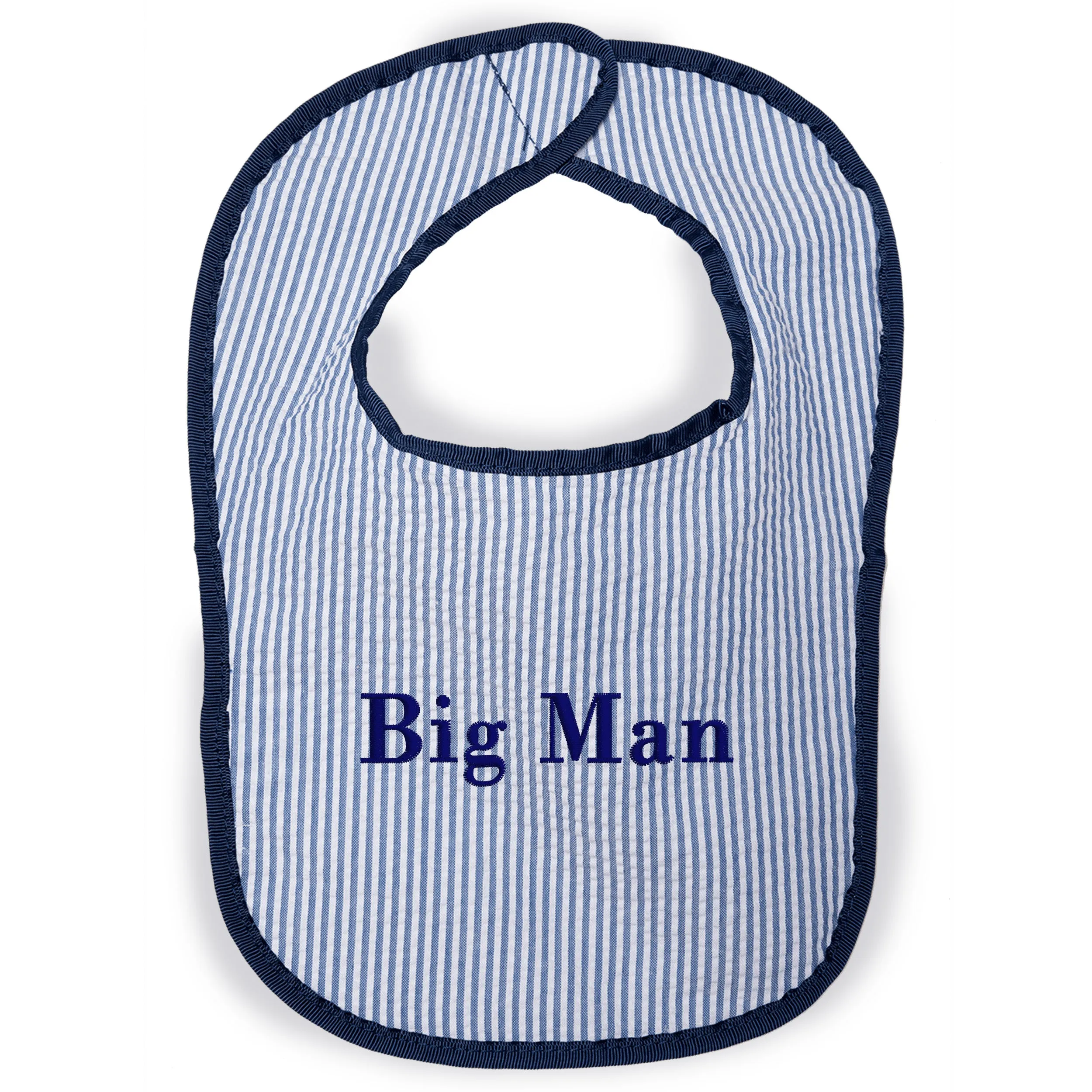 Seersucker Baby Bib