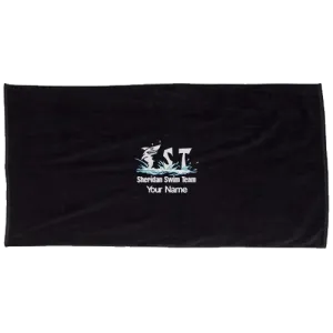 Sheridan Swim Team Embroidered Towel