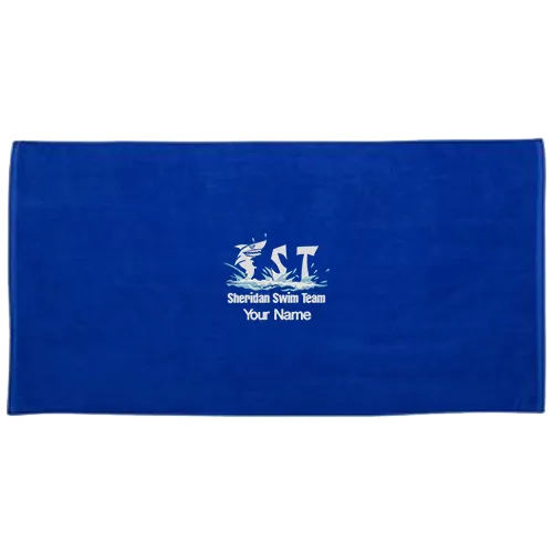 Sheridan Swim Team Embroidered Towel