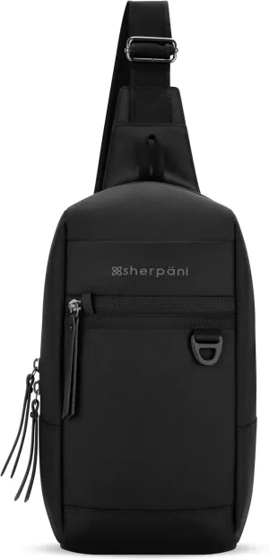 Sherpani Metro, Anti Theft Sling Bag, Sling Backpack, 5L Travel Bag, Chest Bag, Women Shoulder Sling Purse, Crossbody Backpack, Sling Pack, Metal Hardware, Travel Gift for Mothers Day 2025 (Carbon)