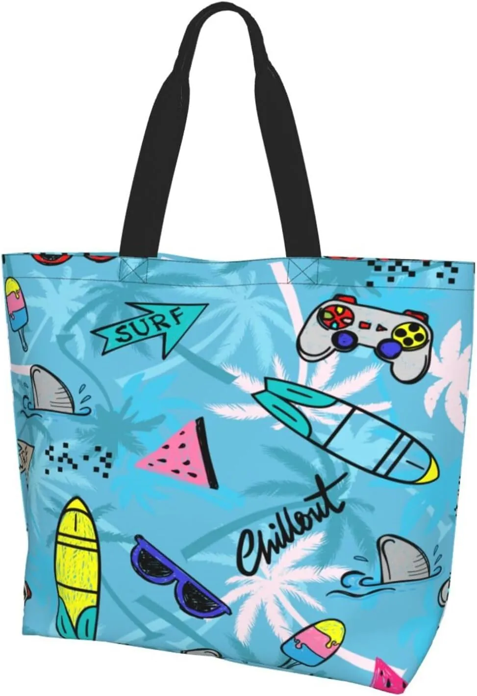 Shih Tzu Cute Shih Tsu Dog Mint Tote Bag Shopping Bag Portable Handbags Tote Shoulder Bucket Bags for Women