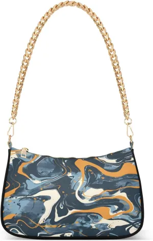 Shoulder Bags for Women Abstract Graffiti Hobo Tote Handbag Small Clutch Purse with Zipper Closure34