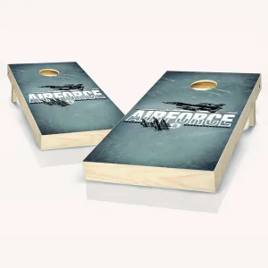 Skip's Garage US Air Force Imprint Cornhole Board Set - Corn Hole Game Boards - Regulation Size - Includes Boards   Optional Lights & Cases