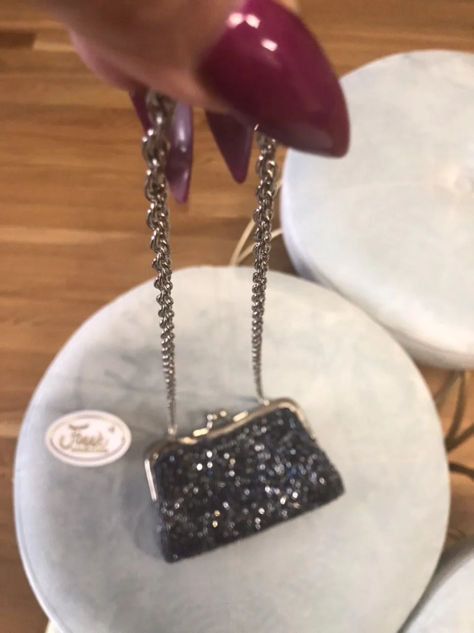 Small beaded bag  #3125