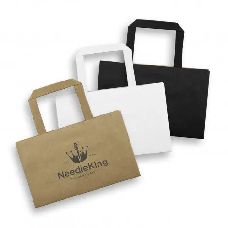 Small Flat Handle Paper Bag Landscape - 127365
