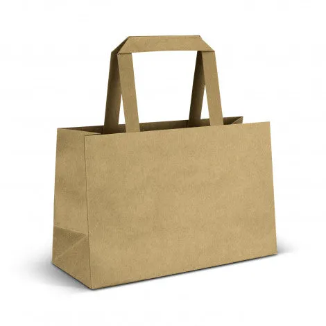 Small Flat Handle Paper Bag Landscape - 127365