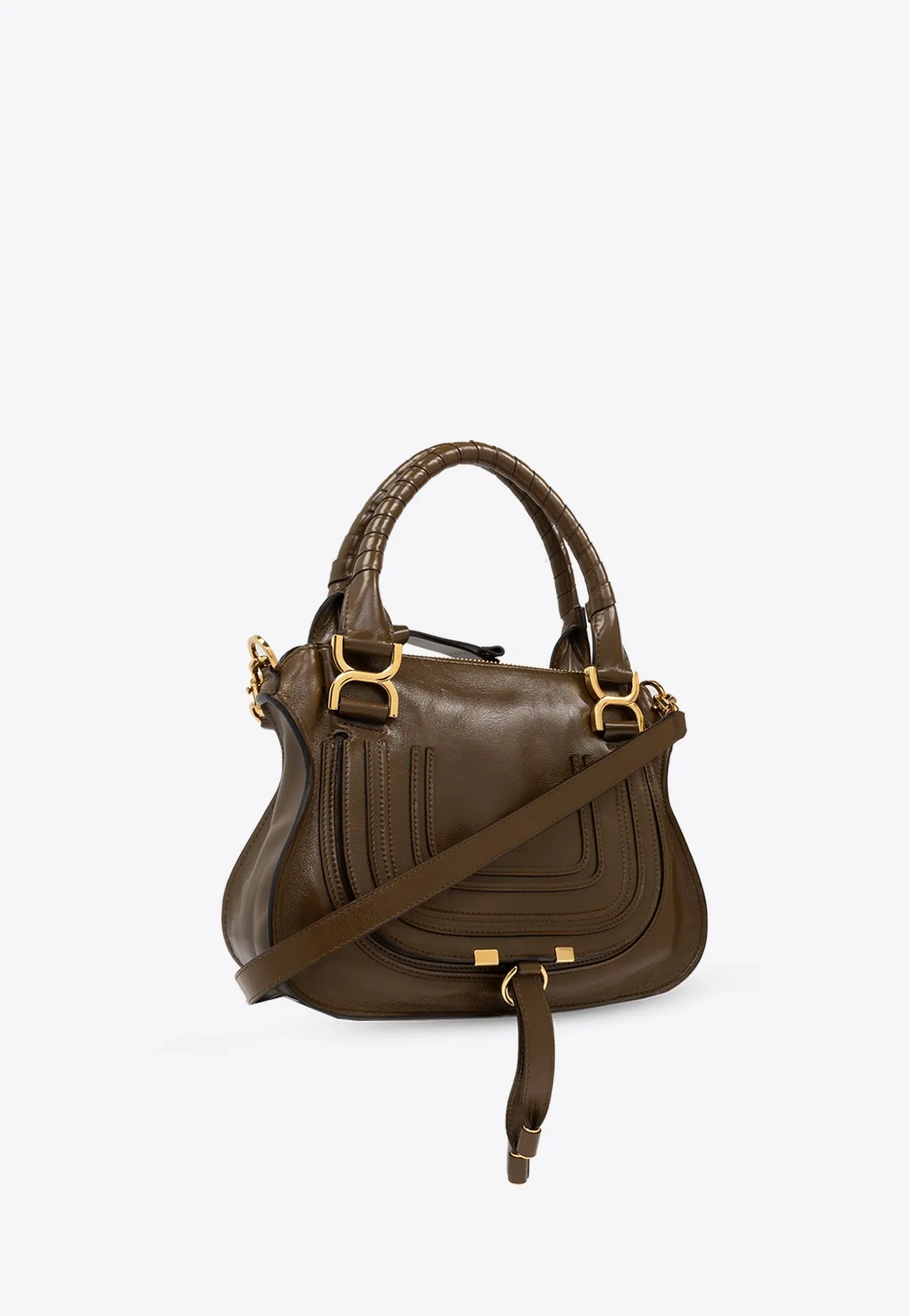Small Marcie Bag in Shiny Leather