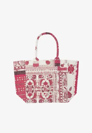 Small Yenky Printed Canvas Tote Bag