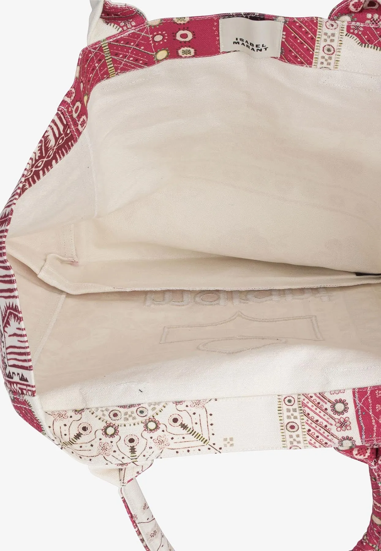 Small Yenky Printed Canvas Tote Bag
